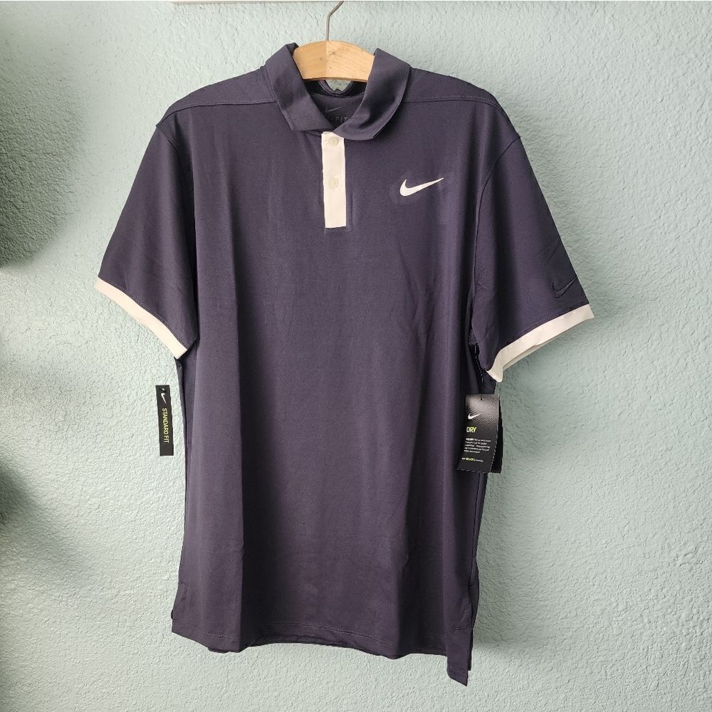 Nike Dry Fit athleisure sport polo shirt